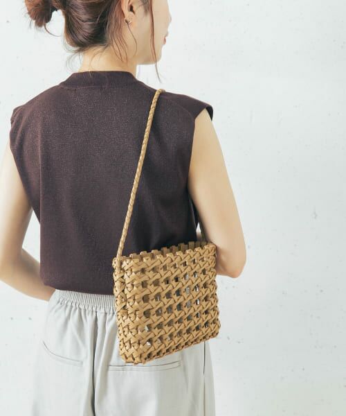 URBAN RESEARCH ROSSO / アーバンリサーチ ロッソ バッグ | JAMIRAY　LEATHER MESH BAG | 詳細1