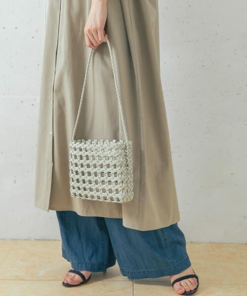 URBAN RESEARCH ROSSO / アーバンリサーチ ロッソ バッグ | JAMIRAY　LEATHER MESH BAG | 詳細5