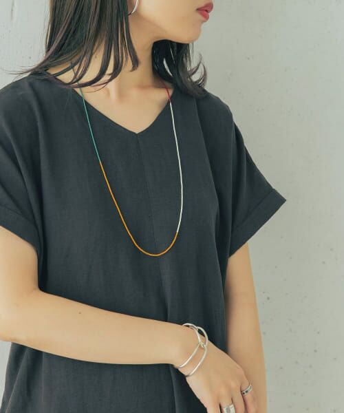 URBAN RESEARCH ROSSO / アーバンリサーチ ロッソ ネックレス・ペンダント・チョーカー | HELENA ROHNER　LONG GLASS BEADS NECKLACE | 詳細1