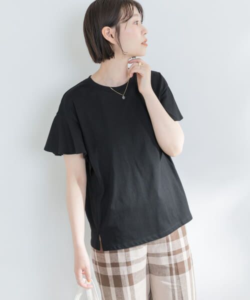 URBAN RESEARCH ROSSO / アーバンリサーチ ロッソ Tシャツ | F by ROSSO　フレアスリーブTシャツ | 詳細9