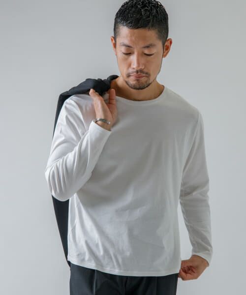 URBAN RESEARCH ROSSO / アーバンリサーチ ロッソ Tシャツ | 『MADE IN JAPAN』『XLサイズあり』シルケットスムースロングTシャツ | 詳細1