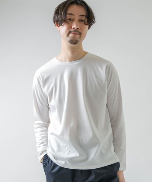 URBAN RESEARCH ROSSO / アーバンリサーチ ロッソ Tシャツ | 『MADE IN JAPAN』『XLサイズあり』シルケットスムースロングTシャツ | 詳細13