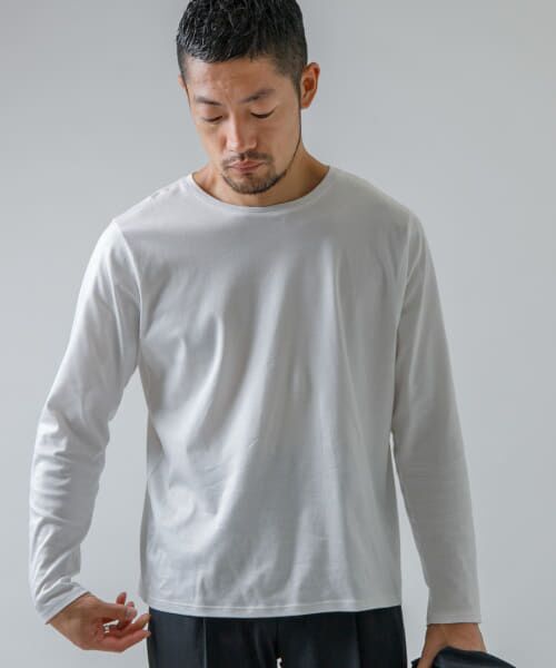 URBAN RESEARCH ROSSO / アーバンリサーチ ロッソ Tシャツ | 『MADE IN JAPAN』『XLサイズあり』シルケットスムースロングTシャツ | 詳細3