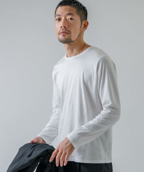 URBAN RESEARCH ROSSO / アーバンリサーチ ロッソ Tシャツ | 『MADE IN JAPAN』『XLサイズあり』シルケットスムースロングTシャツ | 詳細5