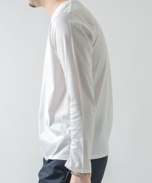 URBAN RESEARCH ROSSO / アーバンリサーチ ロッソ Tシャツ | 『MADE IN JAPAN』『XLサイズあり』シルケットスムースロングTシャツ | 詳細9