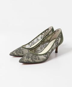 VINAIGRETTE　LACE POINTED PUMPS