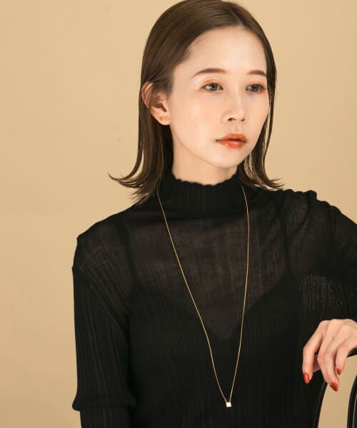 URBAN RESEARCH ROSSO / アーバンリサーチ ロッソ ネックレス・ペンダント・チョーカー | Favorible　Square Plate Necklace | 詳細3
