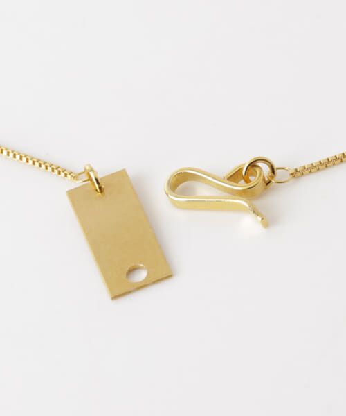 URBAN RESEARCH ROSSO / アーバンリサーチ ロッソ ネックレス・ペンダント・チョーカー | Favorible　Square Plate Necklace | 詳細7