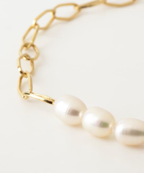 Favorible Pearl×Chain Necklace （ネックレス・ペンダント