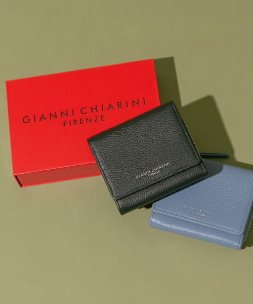 URBAN RESEARCH ROSSO/アーバンリサーチ ロッソ GIANNI CHIARINI シボ革 三つ折りウォレット NERO one URBAN RESEARCH ROSSO/アーバンリサーチ ロッソ GIANNI CHIARINI シボ革 三つ折りウォレット NERO one
