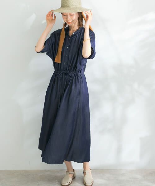 URBAN RESEARCH ROSSO / アーバンリサーチ ロッソ ワンピース | ハーフスリーブデニムワンピース | 詳細10