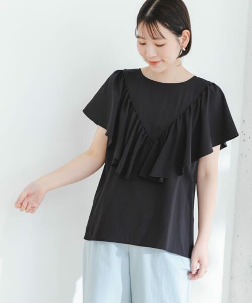 URBAN RESEARCH ROSSO / アーバンリサーチ ロッソ シャツ・ブラウス | ELY　RUFFLE FRILL BLOUSE | 詳細10