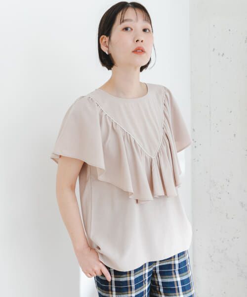 URBAN RESEARCH ROSSO / アーバンリサーチ ロッソ シャツ・ブラウス | ELY　RUFFLE FRILL BLOUSE | 詳細13