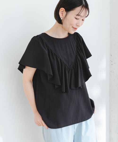 URBAN RESEARCH ROSSO / アーバンリサーチ ロッソ シャツ・ブラウス | ELY　RUFFLE FRILL BLOUSE | 詳細7