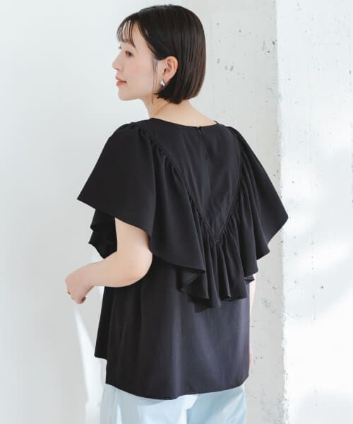 URBAN RESEARCH ROSSO / アーバンリサーチ ロッソ シャツ・ブラウス | ELY　RUFFLE FRILL BLOUSE | 詳細9