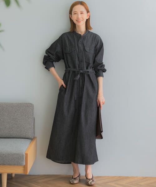 URBAN RESEARCH ROSSO / アーバンリサーチ ロッソ ワンピース | 『別注』Lee×ROSSO　BELTED DENIM DRESS | 詳細1