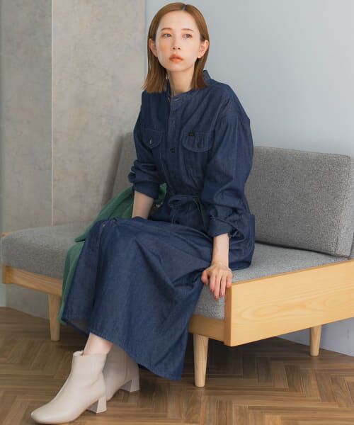 URBAN RESEARCH ROSSO / アーバンリサーチ ロッソ ワンピース | 『別注』Lee×ROSSO　BELTED DENIM DRESS | 詳細10