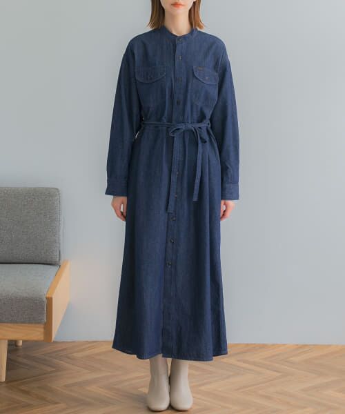 URBAN RESEARCH ROSSO / アーバンリサーチ ロッソ ワンピース | 『別注』Lee×ROSSO　BELTED DENIM DRESS | 詳細11