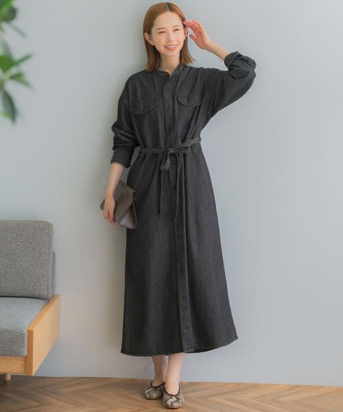 URBAN RESEARCH ROSSO / アーバンリサーチ ロッソ ワンピース | 『別注』Lee×ROSSO　BELTED DENIM DRESS | 詳細2
