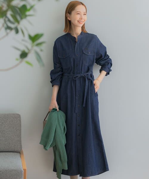 URBAN RESEARCH ROSSO / アーバンリサーチ ロッソ ワンピース | 『別注』Lee×ROSSO　BELTED DENIM DRESS | 詳細6