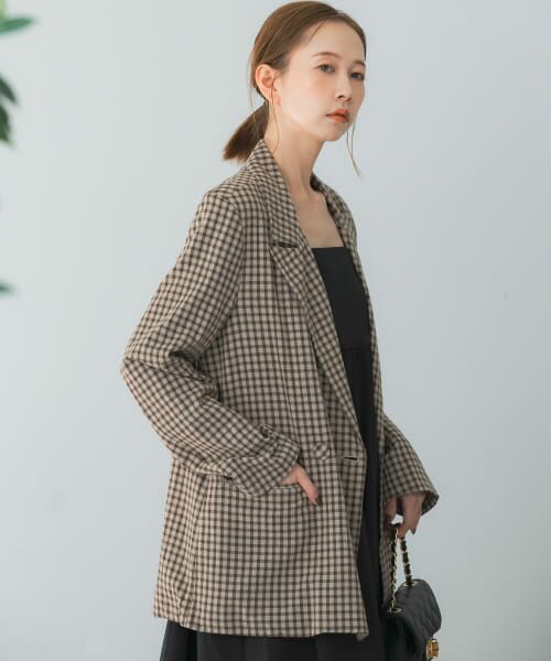 URBAN RESEARCH ROSSO / アーバンリサーチ ロッソ その他アウター | ROLLA’S　SLOUCH BLAZER GINGHAM JACKET | 詳細3