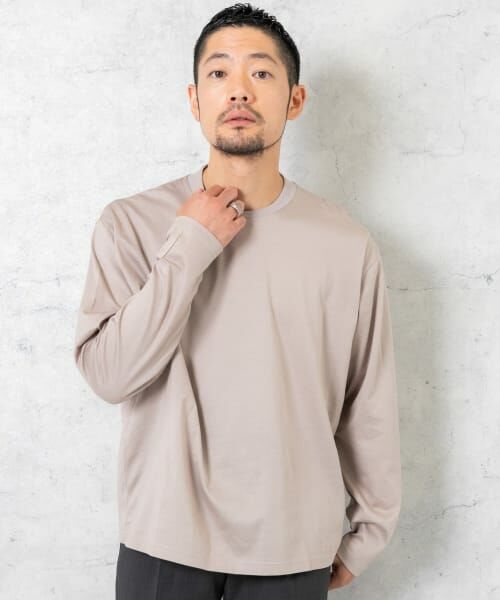 セール】 『XLサイズあり』JAPAN FABRICロングスリーブクルーTシャツ 