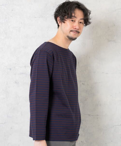 URBAN RESEARCH ROSSO / アーバンリサーチ ロッソ Tシャツ | 『MADE IN JAPAN』『XLサイズあり』バスクボーダーロングスリーブTシャツ | 詳細14