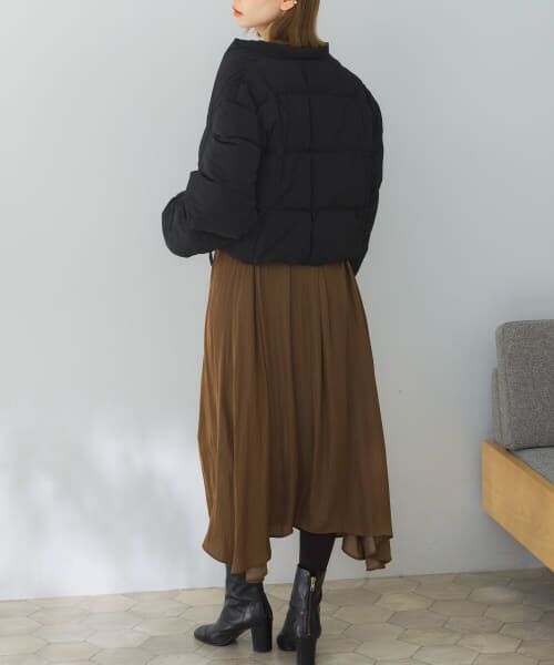 セール】 le quilting down cropped jacket （ダウンジャケット