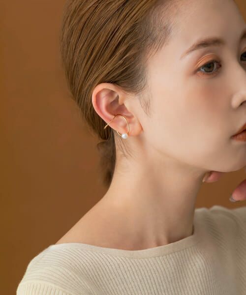Favorible Wired Pearl Earcuff （ピアス・イヤリング）｜URBAN