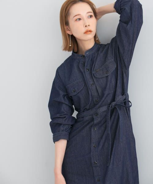 URBAN RESEARCH ROSSO / アーバンリサーチ ロッソ ワンピース | 『別注』Lee×ROSSO　BELTED DENIM DRESS | 詳細8