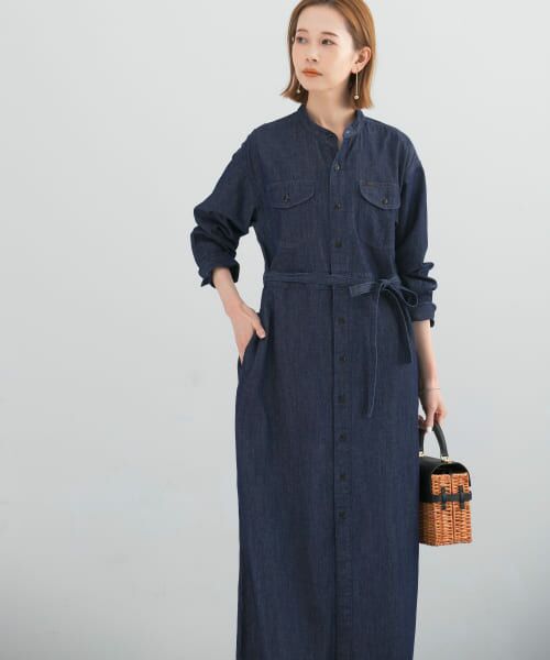URBAN RESEARCH ROSSO / アーバンリサーチ ロッソ ワンピース | 『別注』Lee×ROSSO　BELTED DENIM DRESS | 詳細9
