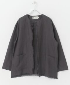 ALDERNEY　LINEN100 JACKET