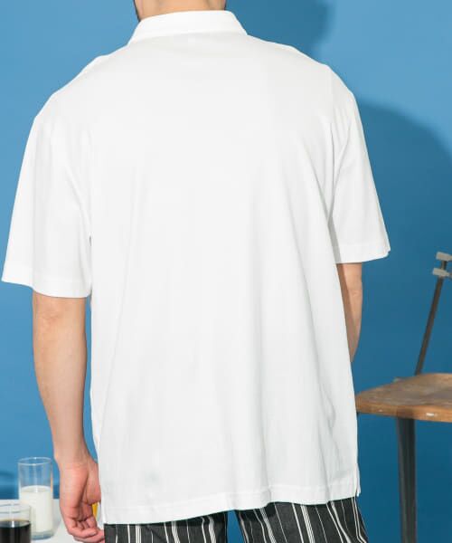URBAN RESEARCH ROSSO / アーバンリサーチ ロッソ ポロシャツ | 『XLサイズあり『UR TECH』防汚加工 リラックス半袖ポロシャツ | 詳細7