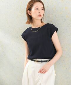 汗染防止 フレンチリブTシャツ