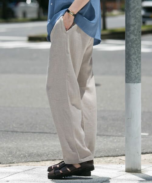 URBAN RESEARCH ROSSO / アーバンリサーチ ロッソ その他パンツ | 『XLサイズあり』『WEB限定』LINEN LIKEリラックスパンツ | 詳細25