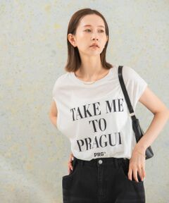 CHIGNON　段ロゴフレンチTシャツ