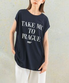 CHIGNON　段ロゴフレンチTシャツ