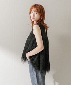 ELENDEEK　FRINGE TENT BLOUSE