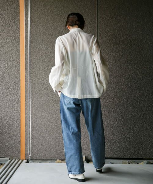 URBAN RESEARCH ROSSO / アーバンリサーチ ロッソ デニムパンツ | YENN　SIDE PLEATED DENIM PANTS | 詳細16