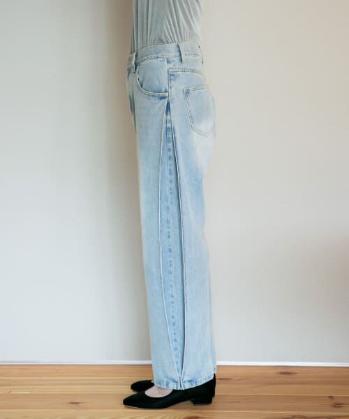 URBAN RESEARCH ROSSO / アーバンリサーチ ロッソ デニムパンツ | YENN　SIDE PLEATED DENIM PANTS | 詳細18