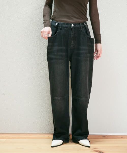 URBAN RESEARCH ROSSO / アーバンリサーチ ロッソ デニムパンツ | YENN　TUCK BELT DESIGN PANTS | 詳細4