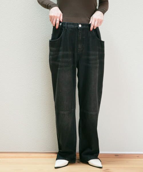 URBAN RESEARCH ROSSO / アーバンリサーチ ロッソ デニムパンツ | YENN　TUCK BELT DESIGN PANTS | 詳細5