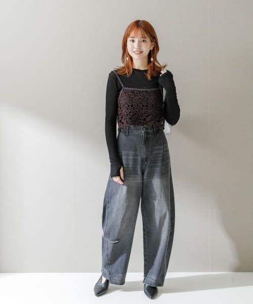 URBAN RESEARCH ROSSO / アーバンリサーチ ロッソ デニムパンツ | YENN　CURVED SEAM DENIM PANTS | 詳細7