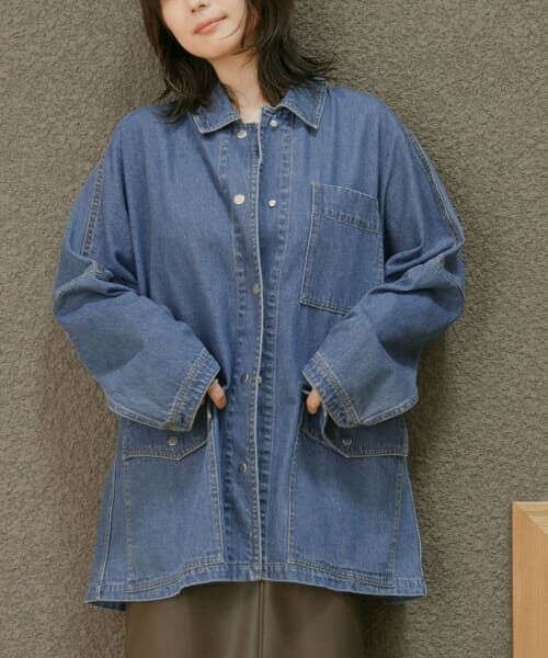 URBAN RESEARCH ROSSO / アーバンリサーチ ロッソ Gジャン・デニムジャケット | YENN　LT DENIM COAT | 詳細14