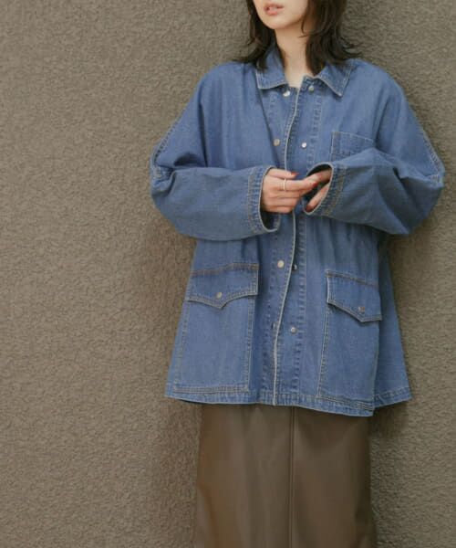 URBAN RESEARCH ROSSO / アーバンリサーチ ロッソ Gジャン・デニムジャケット | YENN　LT DENIM COAT | 詳細15