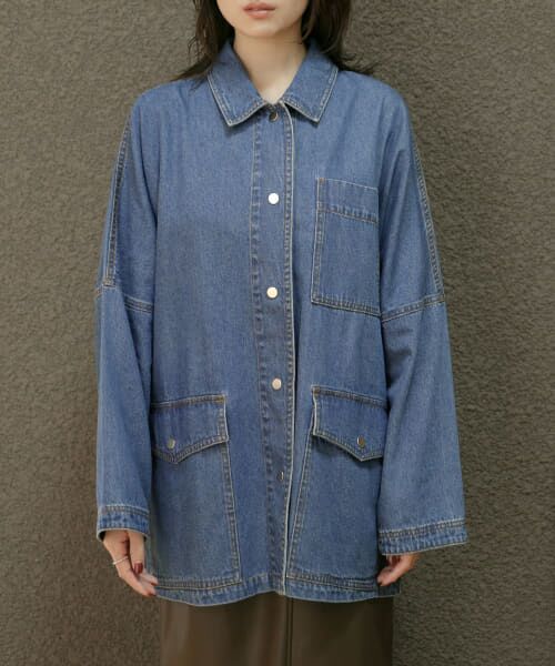 URBAN RESEARCH ROSSO / アーバンリサーチ ロッソ Gジャン・デニムジャケット | YENN　LT DENIM COAT | 詳細21