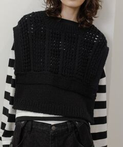 YENN　HAND KNIT CAPE