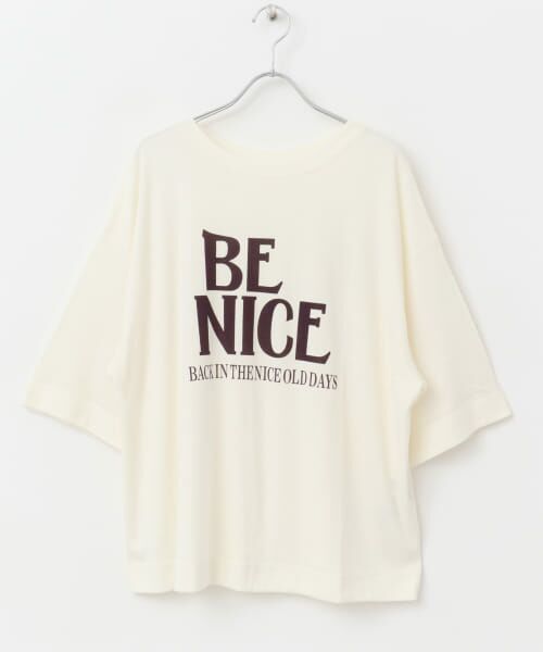 URBAN RESEARCH ROSSO / アーバンリサーチ ロッソ Tシャツ | CHIGNON　BE NICE5分袖Tシャツ | 詳細2