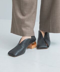 ALM.　ERIN LEATHER PUMPS