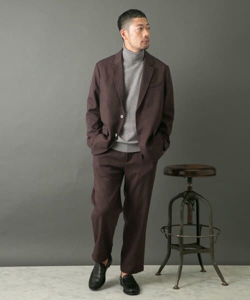 URBAN RESEARCH ROSSO / アーバンリサーチ ロッソ セットアップ | 『XLサイズあり』Wool Likeリラックスセットアップ | 詳細12